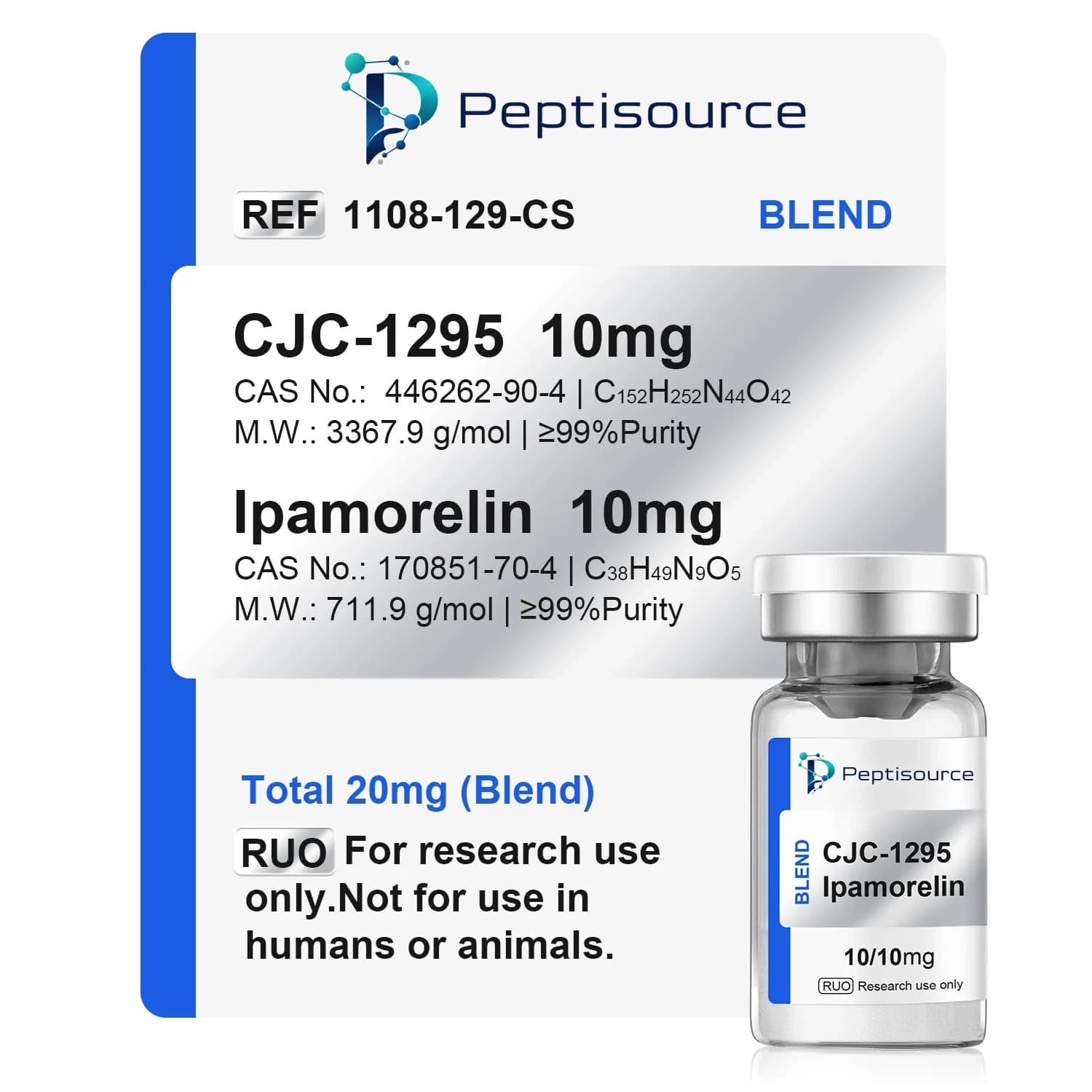 CJC1295,Ipamorelin 10/10 (Blend) 2