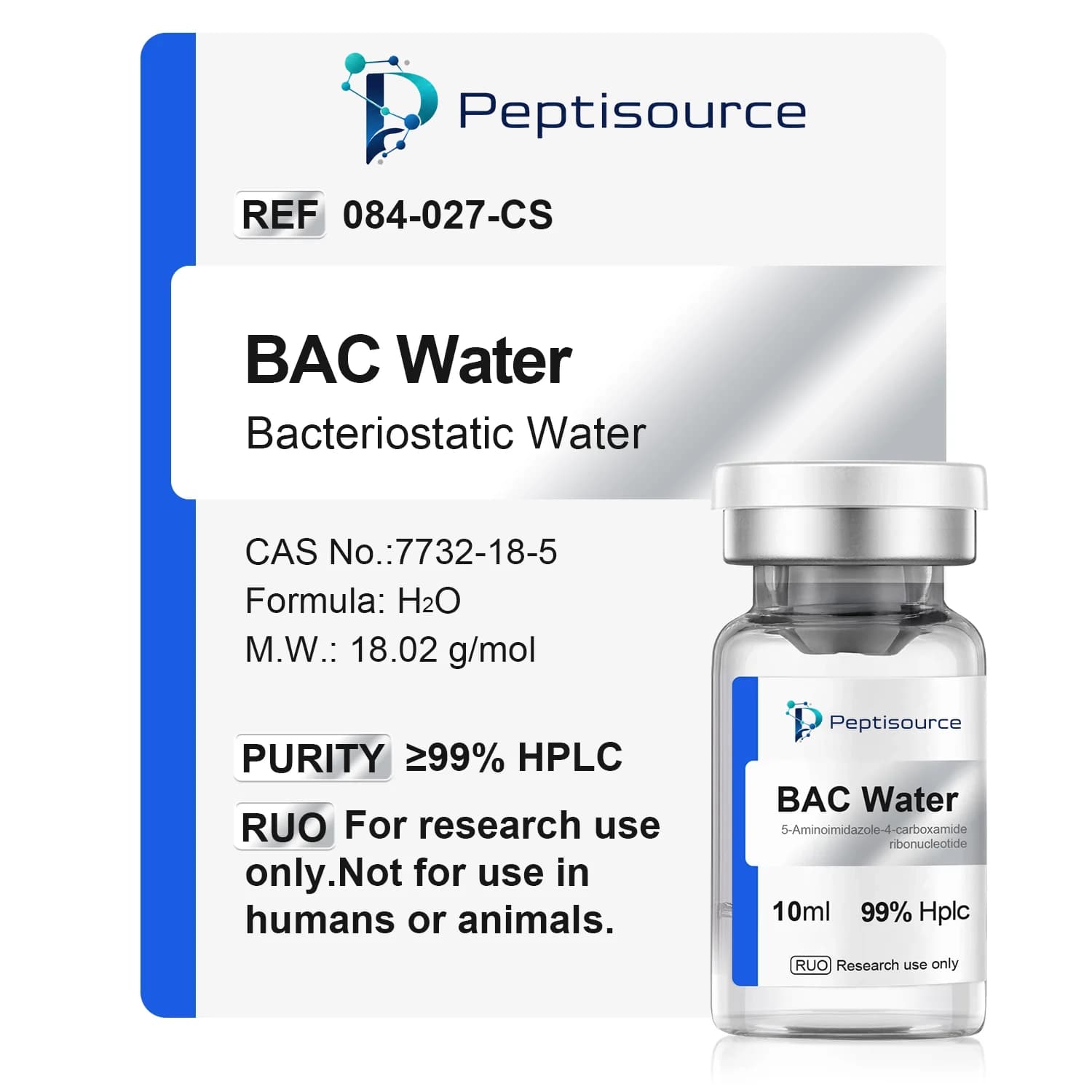 BAC Water 10ml 2