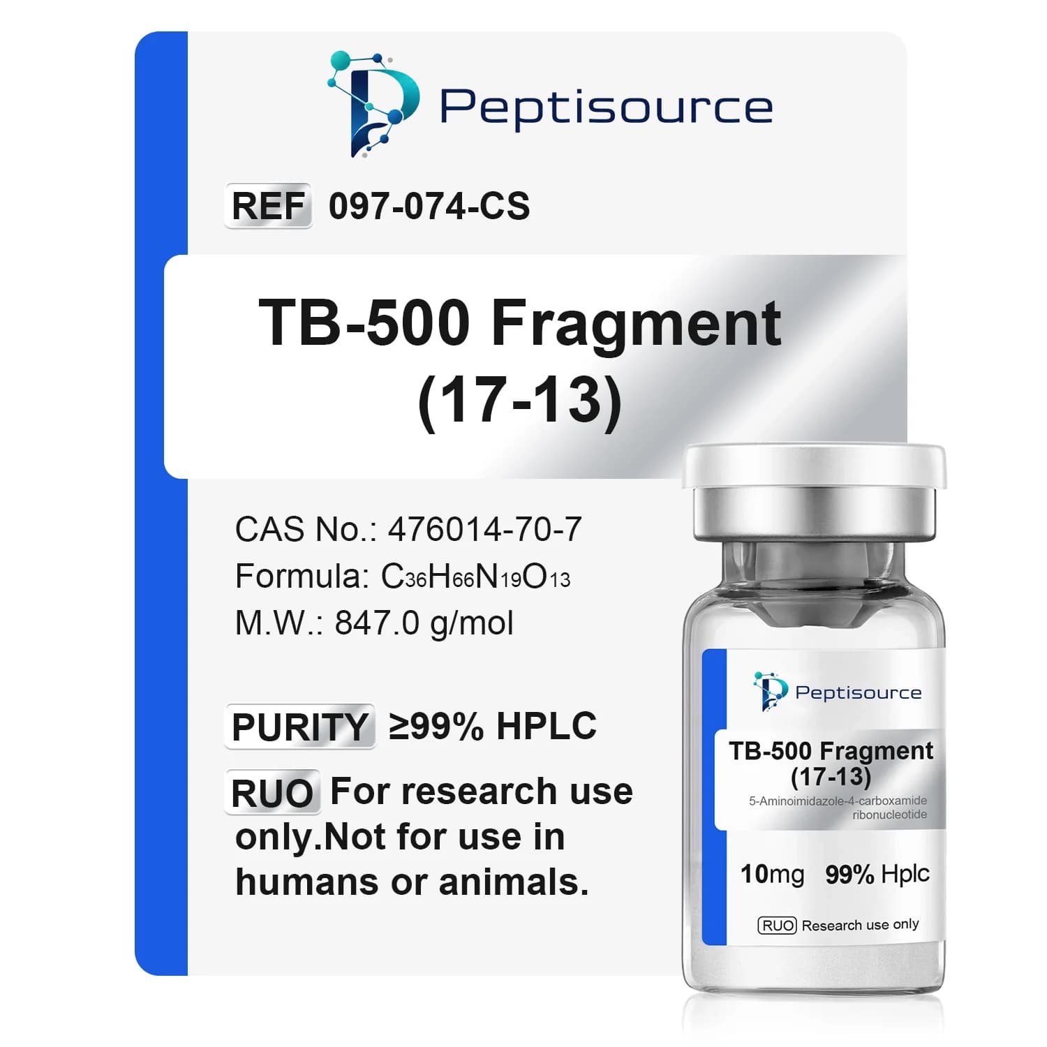 TB 500 fragment 17-13 10mg 2